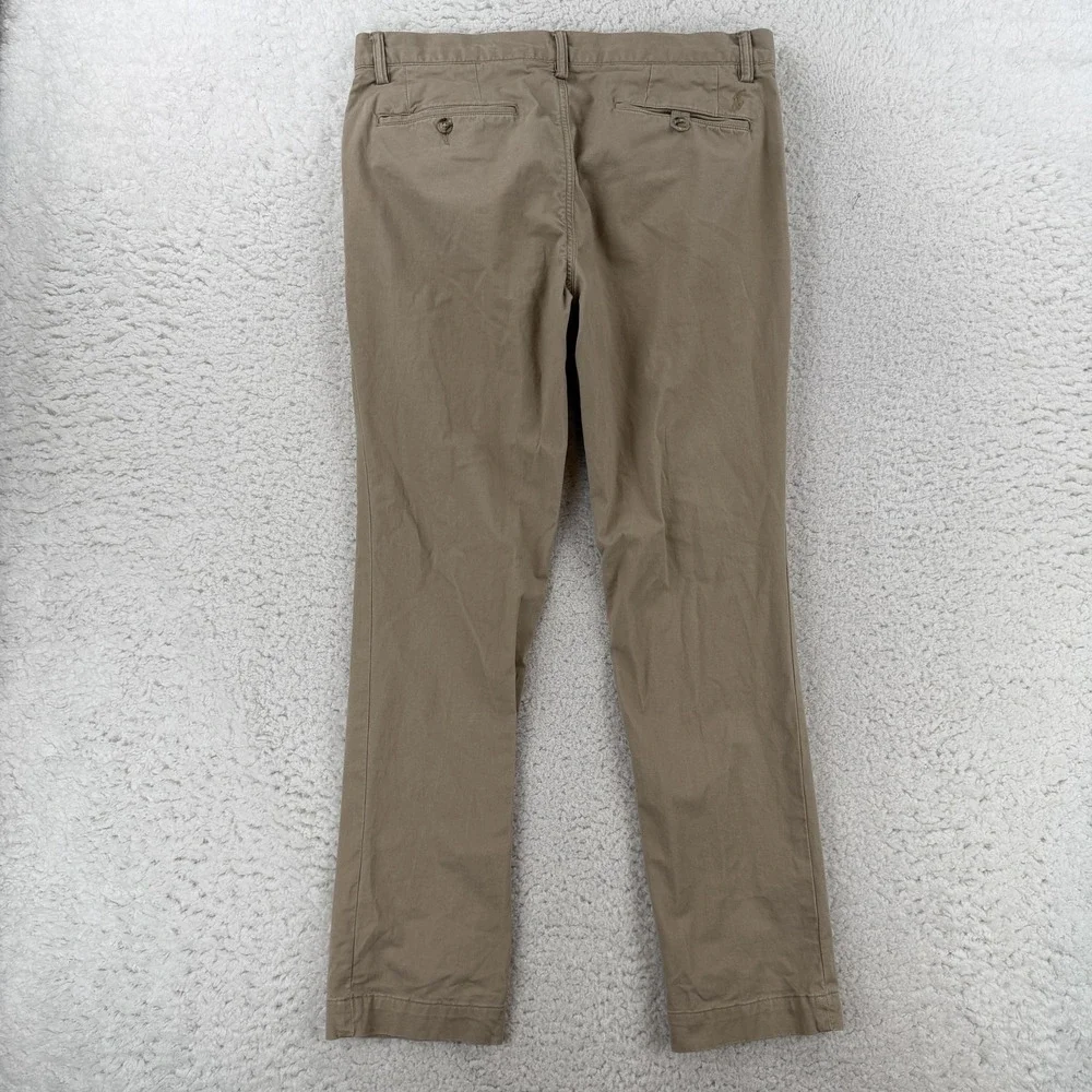 Polo Ralph Lauren Chino Pants Mens 33x32 Beige Regular Fit Stretch Straight